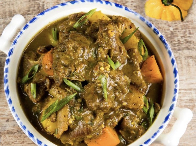 Curried goat